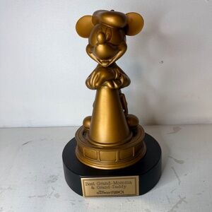 Disney Hollywood Studios Bronzed Mickey Mouse Director GRANDPARENTS Award Statue